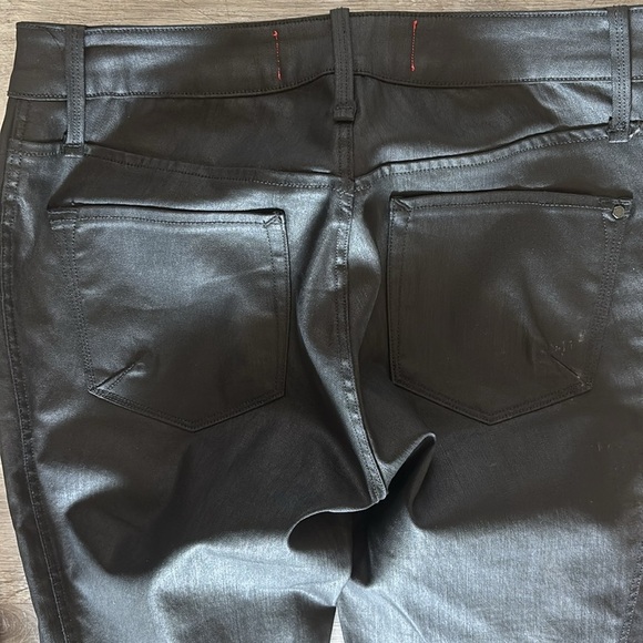 Marc by Marc Jacobs “stick” black waxed mid rise skinny jeans size 29 GUC - Picture 7 of 10